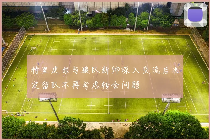 特里皮尔与狼队新帅深入交流后决定留队不再考虑转会问题